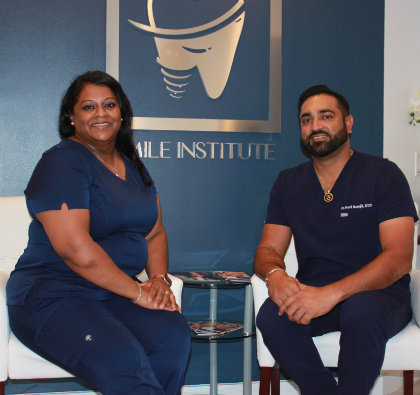 EXECUETIVE_TEAM_OWNER_DR_RAMJIT_DDS_AND_OFFICE_MANAGER_SAMANTHA_SINGH_CRDH